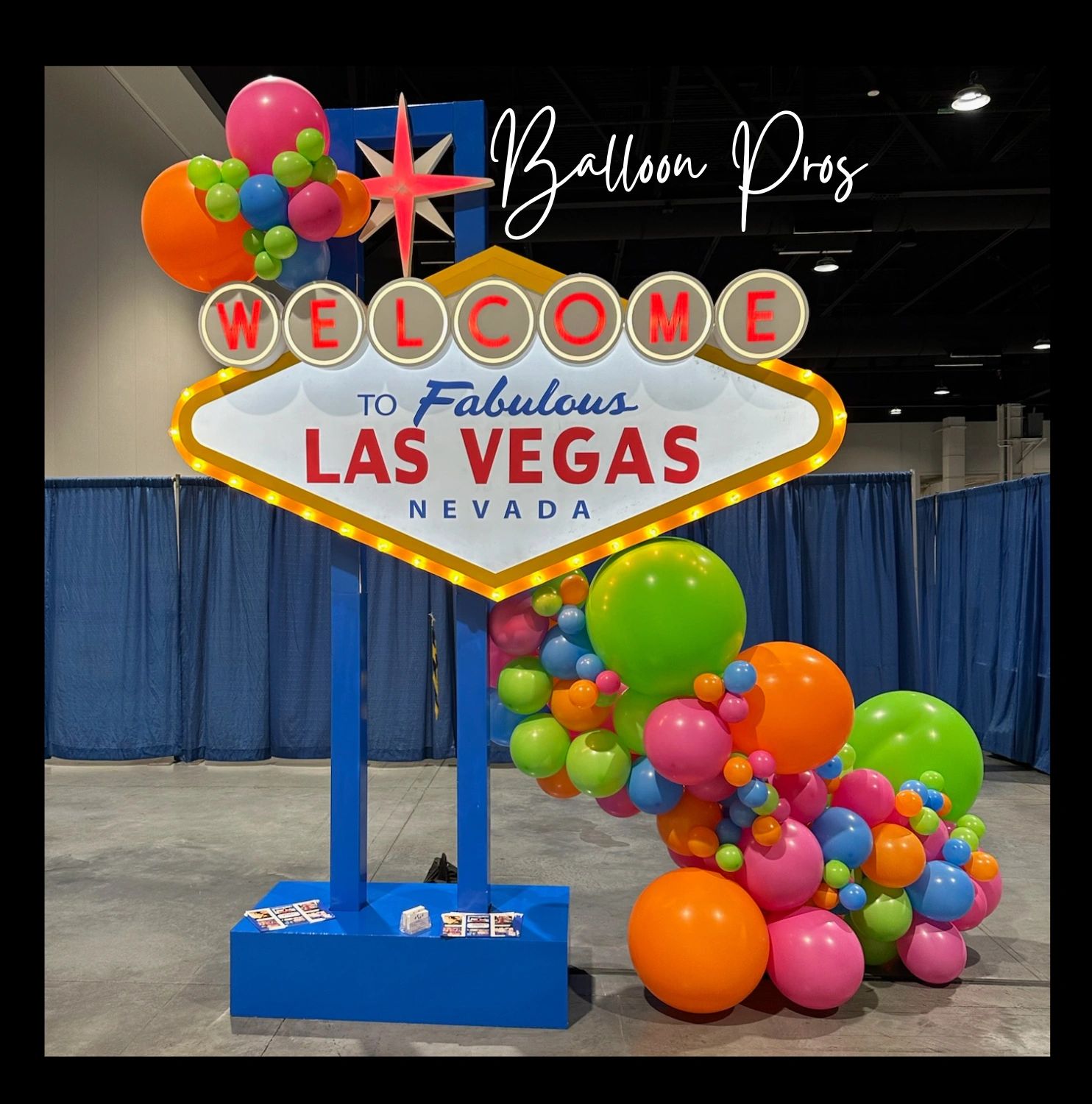 Trade Show Backdrop, Birthday Balloons Convention Balloons Honeymoon